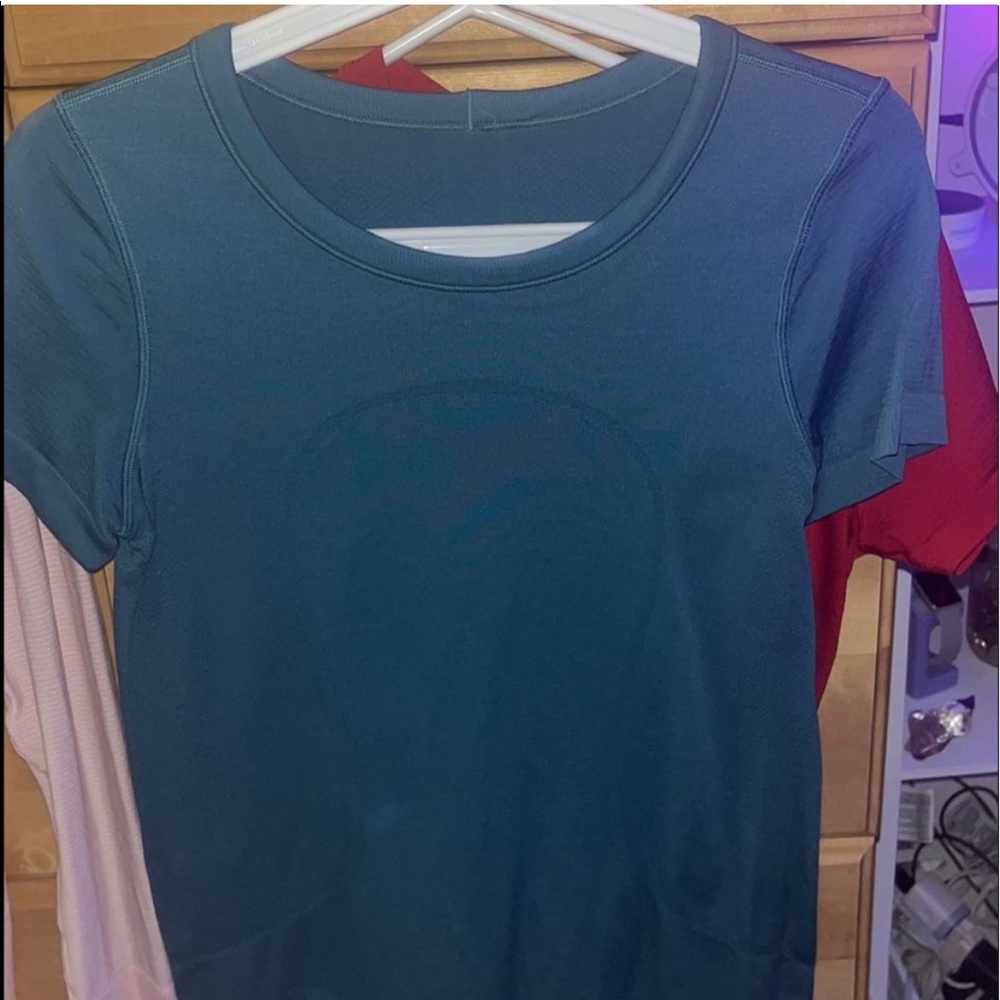 lulu lemon teal swiftly tech